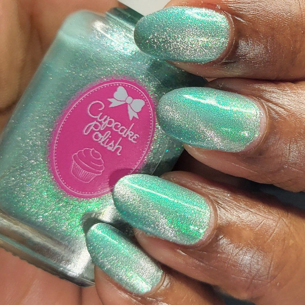 Lift Ticket | Pastel Mint Magnetic Aurora Shimmer Nail Polish