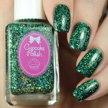 Cupcake Polish Emerald - Green Holographic Indie Nail Polish