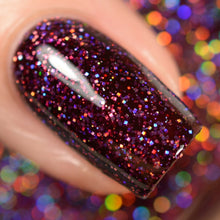 Cupcake Polish Garnet - Burgundy Holographic Indie Nail Polish