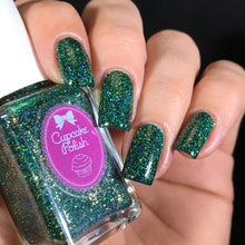 Cupcake Polish Emerald - Green Holographic Indie Nail Polish