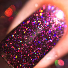 Cupcake Polish Garnet - Burgundy Holographic Indie Nail Polish
