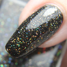 Cupcake Polish Onyx - Black Holographic Indie Nail Polish