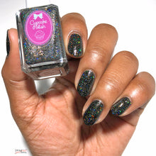 Cupcake Polish Onyx - Black Holographic Indie Nail Polish