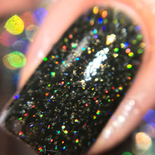 Cupcake Polish Onyx - Black Holographic Indie Nail Polish