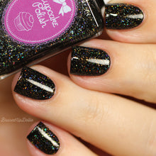 Cupcake Polish Onyx - Black Holographic Indie Nail Polish