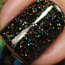 Cupcake Polish Onyx - Black Holographic Indie Nail Polish