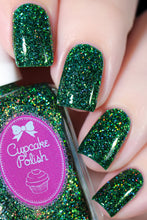 Cupcake Polish Emerald - Green Holographic Indie Nail Polish