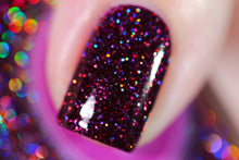 Cupcake Polish Garnet - Burgundy Holographic Indie Nail Polish