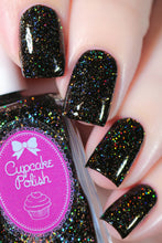 Cupcake Polish Onyx - Black Holographic Indie Nail Polish