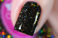 Cupcake Polish Onyx - Black Holographic Indie Nail Polish