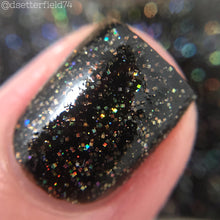 Cupcake Polish Onyx - Black Holographic Indie Nail Polish