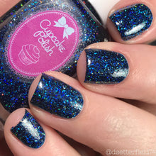 Cupcake Polish Sapphire - Blue Holographic Indie Nail Polish