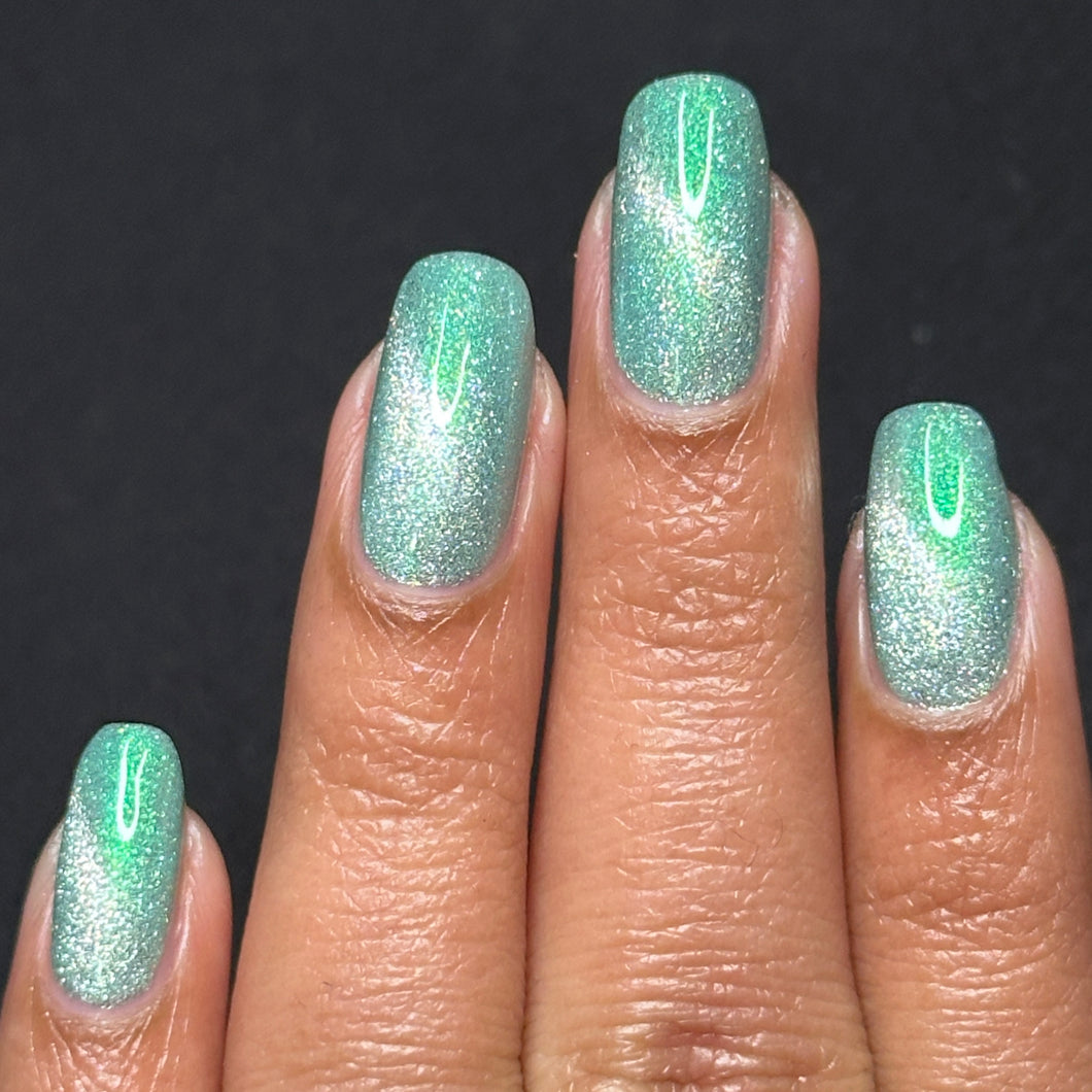 Lift Ticket | Pastel Mint Magnetic Aurora Shimmer Nail Polish Cupcake Polish Lift Ticket | Pastel Mint Magnetic Aurora Shimmer Nail Polish Cupcake Polish