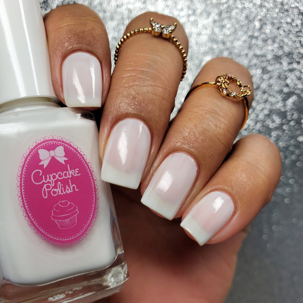 White Pop - Brightening base coat Indie Nail Polish by Cupcake Polish