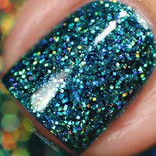 Cupcake Polish Blue Tourmaline - Teal Holographic Indie Nail Polish