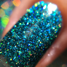 Cupcake Polish Blue Tourmaline - Teal Holographic Indie Nail Polish