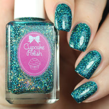Cupcake Polish Blue Tourmaline - Teal Holographic Indie Nail Polish