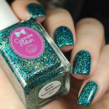 Cupcake Polish Blue Tourmaline - Teal Holographic Indie Nail Polish