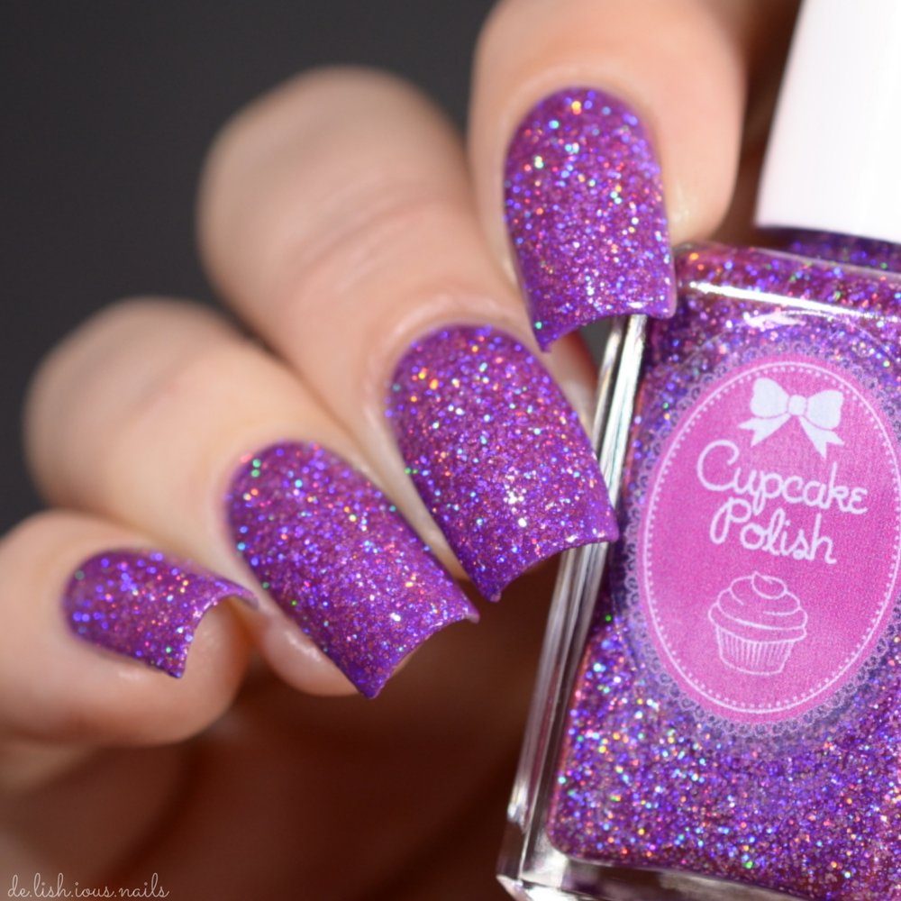 Electric Vibes- Bright Purple Metallic Foil Nail Polish: Custom-Blended Glitter  Nail Polish / Indie Lacquer / Polish Me Silly