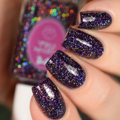 Cupcake Polish Amethyst - Purple Holographic Indie Nail Polish