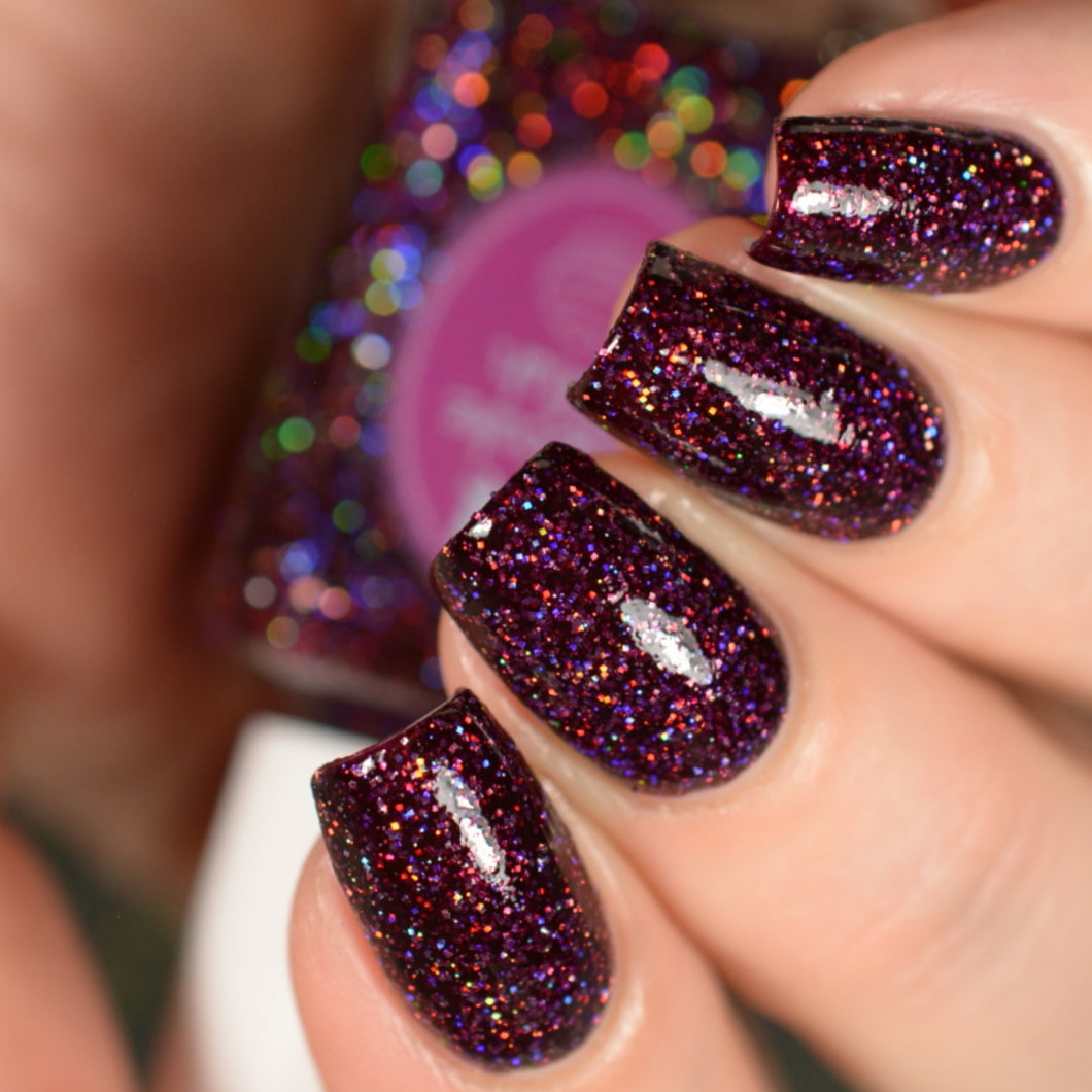 Purple Glitter Nail Art - Nail Knack, For Personal, Box at Rs 699/set in  Indore