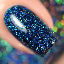 Cupcake Polish Sapphire - Blue Holographic Indie Nail Polish