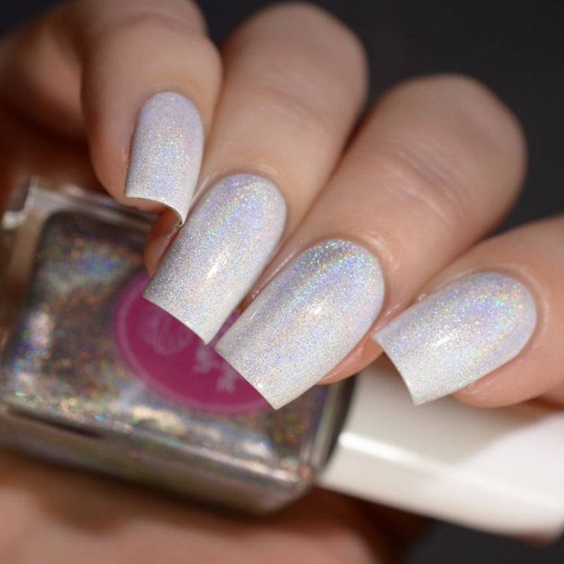 Icing Holographic Topcoat Indie Nail Polish by Cupcake Polish