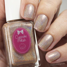 Sandalwood - nude holographic nail polish by Cupcake Polish