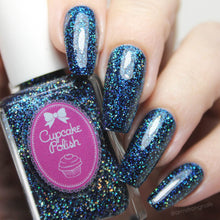 Cupcake Polish Sapphire - Blue Holographic Indie Nail Polish