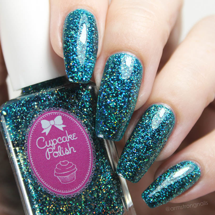 Blue Tourmaline - Holographic Glitter Indie Nail Polish  display picture 3