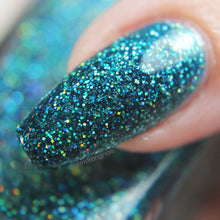 Cupcake Polish Blue Tourmaline - Teal Holographic Indie Nail Polish