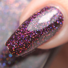 Cupcake Polish Garnet - Burgundy Holographic Indie Nail Polish
