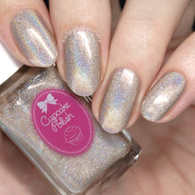 Sandalwood - nude holographic nail polish by Cupcake Polish