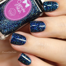 Cupcake Polish Sapphire - Blue Holographic Indie Nail Polish