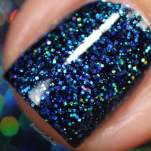 Cupcake Polish Sapphire - Blue Holographic Indie Nail Polish