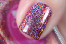 Cinnamon - mauve red holographic nail polish by Cupcake Polish