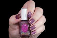 Cinnamon - mauve red holographic nail polish by Cupcake Polish