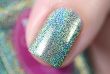 Eucalyptus - mint green holographic nail polish by Cupcake Polish