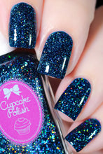 Cupcake Polish Sapphire - Blue Holographic Indie Nail Polish
