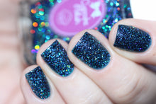 Cupcake Polish Sapphire - Blue Holographic Indie Nail Polish