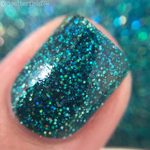 Cupcake Polish Blue Tourmaline - Teal Holographic Indie Nail Polish